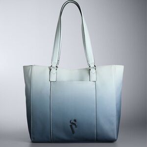 Simply Vera Vera Wang Lavey Raddix tote bag Denim Blue